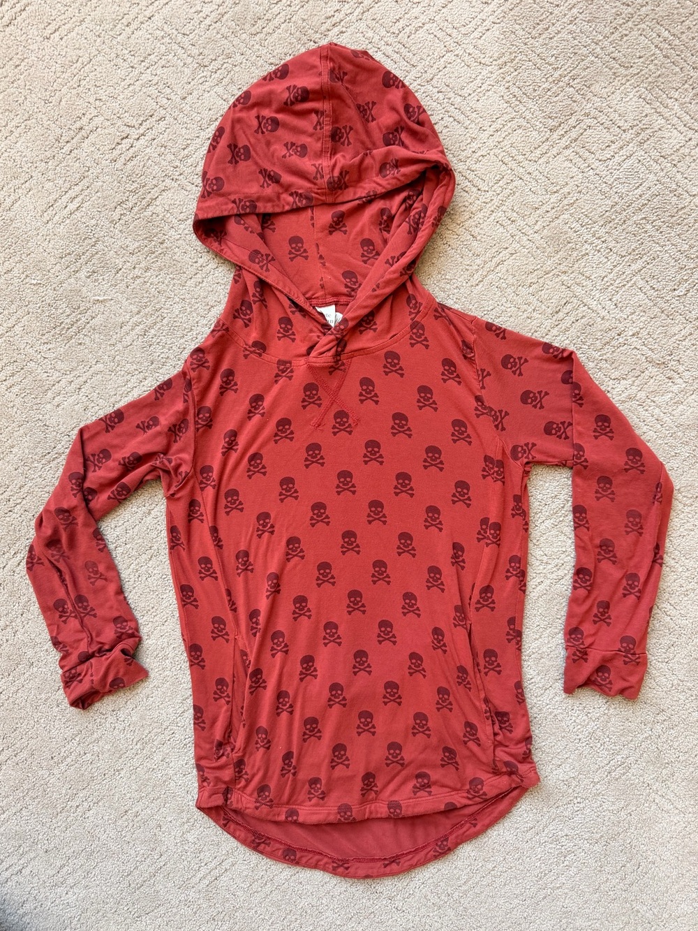 Kate Quinn Kids Bamboo Skull Hoodie
